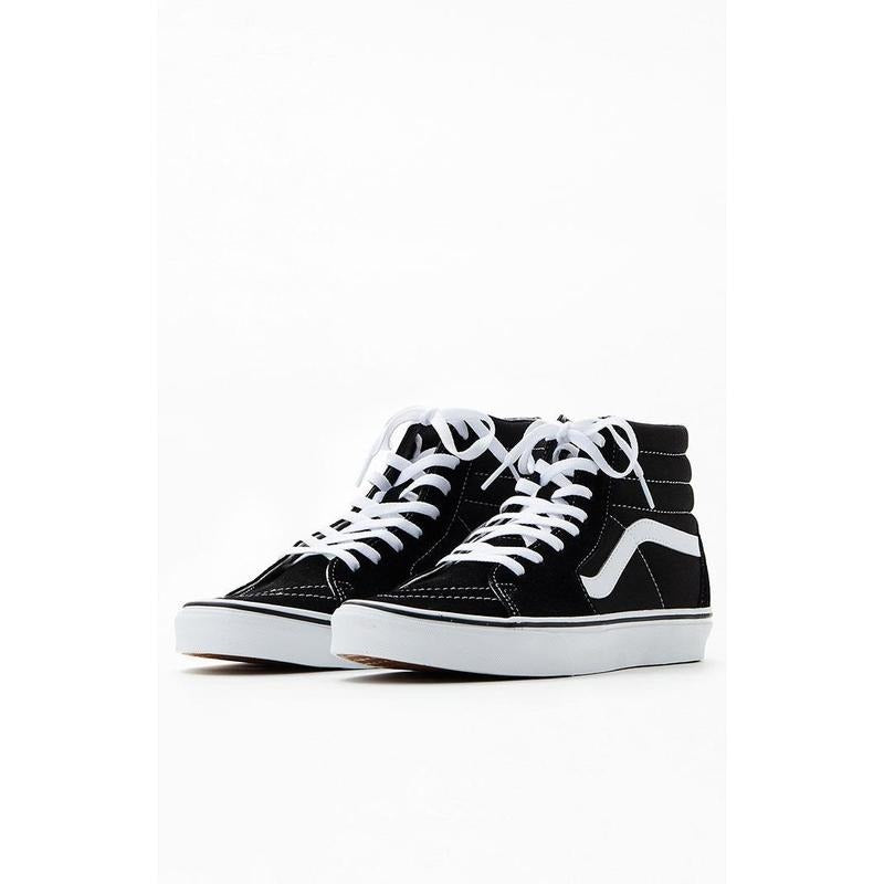 Vans Men's Sk8-Hi Canvas Black & White Shoes T-Shirts, Hoodie, Sweatshirt | DripVista.com
