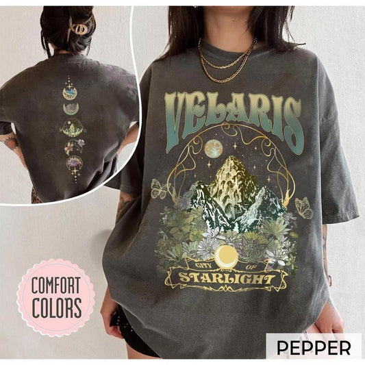 Velaris City Of Starlight Acotar Shirt, The Night Court Shirt, Court Of Thorns and Roses Shirt, Velaris Shirt, Sjm Christmas Shirt