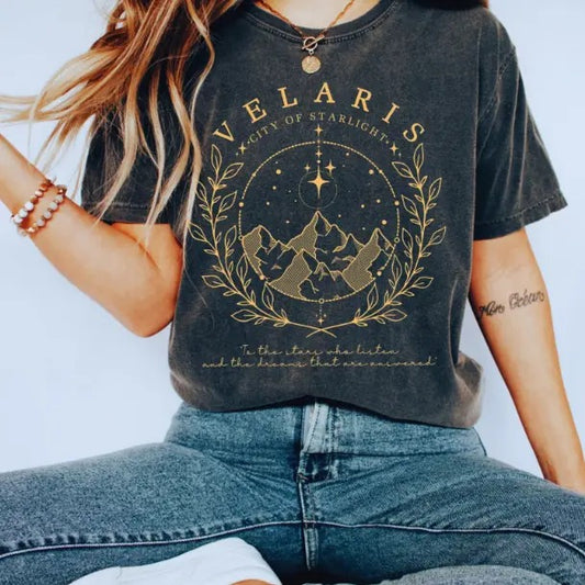 Velaris City Of Starlight Vintage Shirt, The Night Court Shirt, SJM Merch Shirt, City of Starlight Shirt, To The Stars Who Listen Shirt
