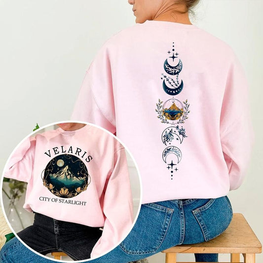 Velaris City of Starlight Crewneck Sweatshirt Womenswear Hoodie