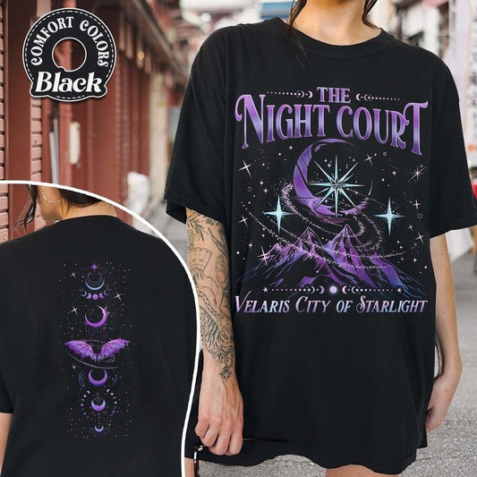 Velaris City of Starlight Shirt, The Night Court Shirt, Bookish Gift, Court Of Dreams, City Of Starlight Acotar Merchstyle{n002}2