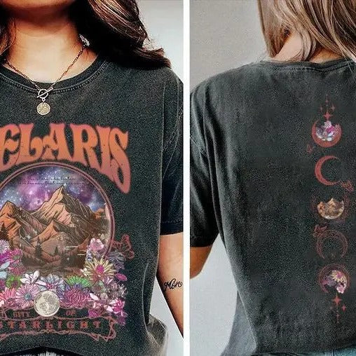 Velaris Double-side T-Shirt, Velariss City Of Starlight Shirt, The Night Court, SJM Merch Shirt, City of Starlight, ACOTAR Shirt, acotar merch