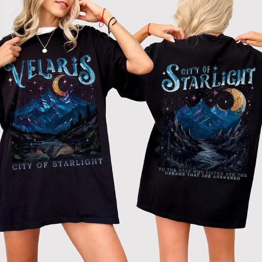 Velaris Shirt| City Of Starlight Shirt | Night Court Shirt| Gift for the Rhysand Fan Girl Shirt| Listen Court Of Dreams Night Court Shirt