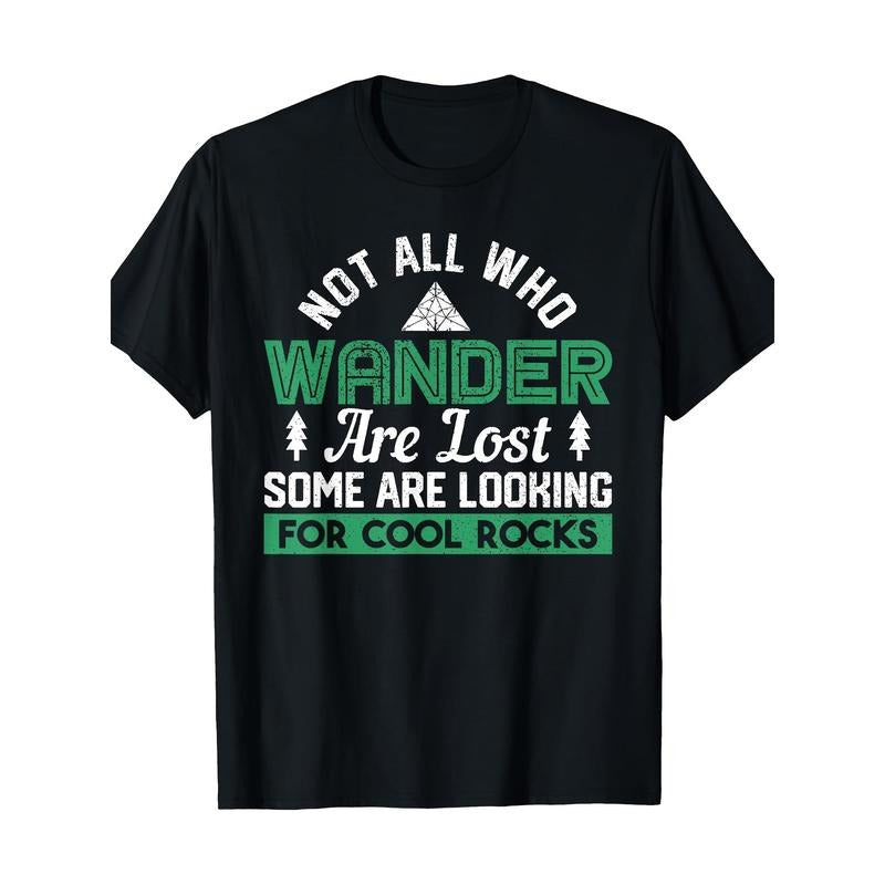 Versatile Geometric Print Men's T-Shirt - Soft Cotton, Crew Neck, Short Sleeve - Perfect for Casual Wear & Outdoor Adventures - Ideal Gift for Parents, Grandparents on Thanksgiving, Birthdays, Christmas Made in USA