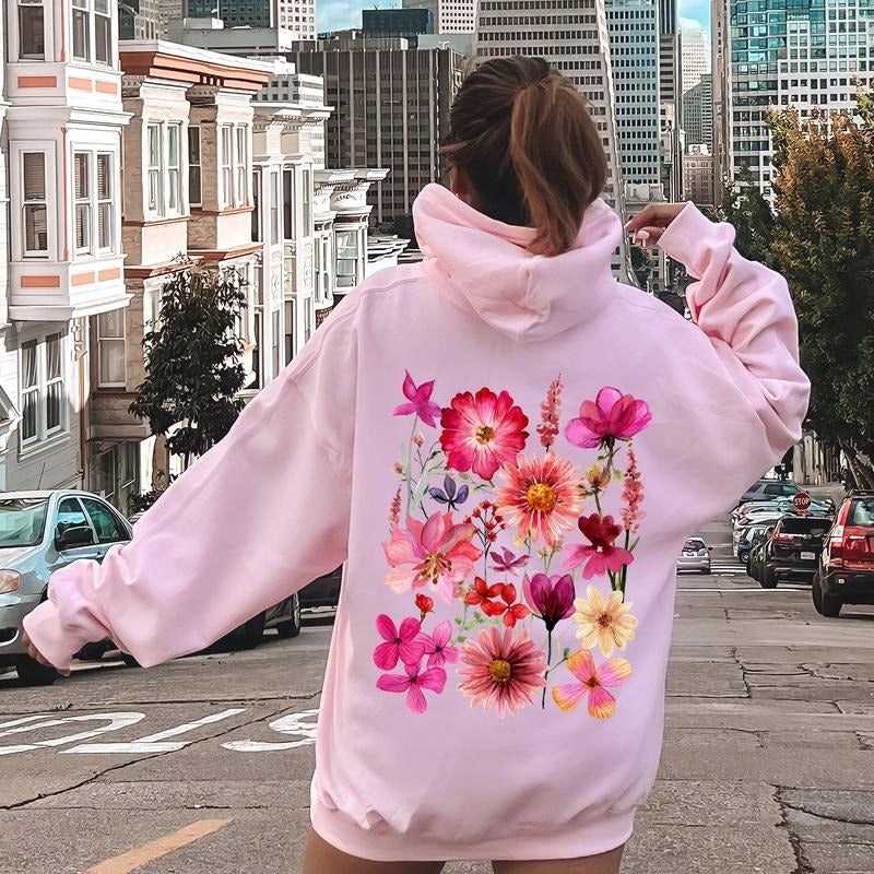 Vibrant Pressed Flower hoodie dandy hoodie T-Shirts, Sweatshirt | DripVista.com