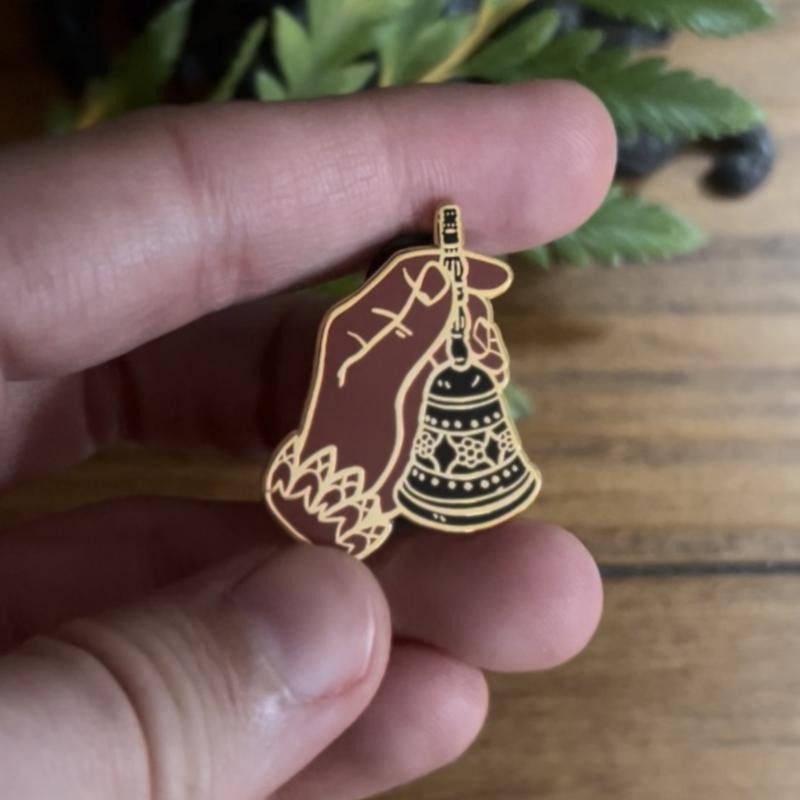 Victorian Bell Hand Enamel Pin T-Shirts, Hoodie, Sweatshirt | DripVista.com