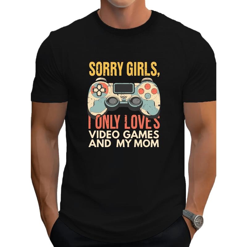 Video Games Mom G500 pure cotton men's T-shirt comfort fit made in usa Hoodie, Sweatshirt | DripVista.com