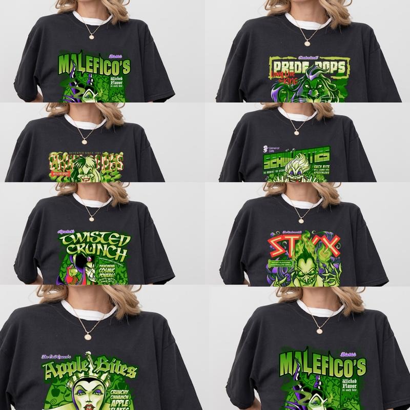 Vill.an Cartoon Characters Unisex Tee | Cartoon Fan Gift Tee Hoodie, Sweatshirt | DripVista.com