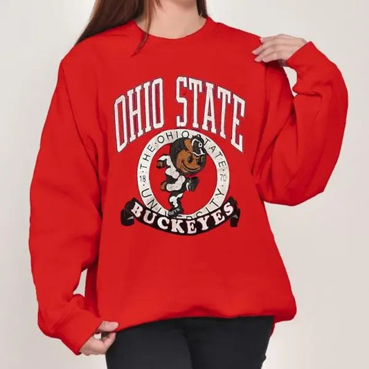Vintage 1990 Ohio State Buckeyes Crew Neck Sweatshirt
