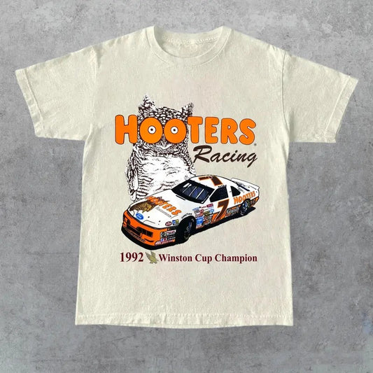 Vintage 1992 Alan Kulwicki Nascar Shirt Racing TEE New White Tshirt Fullsizes, Gift for Her, Gift for Him, Gift for Friend