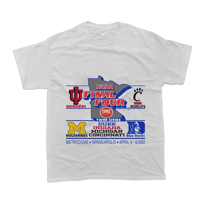 Vintage 1992 Final Four T-Shirt Celebrate March For Women For Men Hoodie, Sweatshirt | DripVista.com