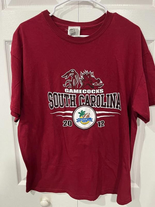 Vintage 2012 South Carolina Gamecocks Capital One Bowl Tee, Unisex T-shirt Sweatshirt Hoodie