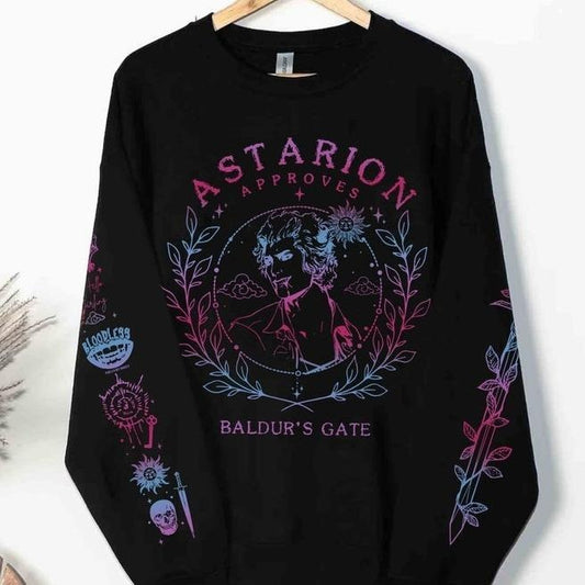 Vintage 90s Astarion Baldurs Gate 3 Girl Dinner Sweatshirt Hoosie, Astarion Baldurs Gate 3 Tee, Gifts For Women Man Shirt, Astarion High Elf Sweatshirt, Astarion BG3 Shirtstyle{n002}2