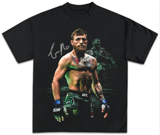 Vintage 90s Conor McGregor Graphic T-Shirt, Gifts For Fan, Menswear Top Underwear Streetwear