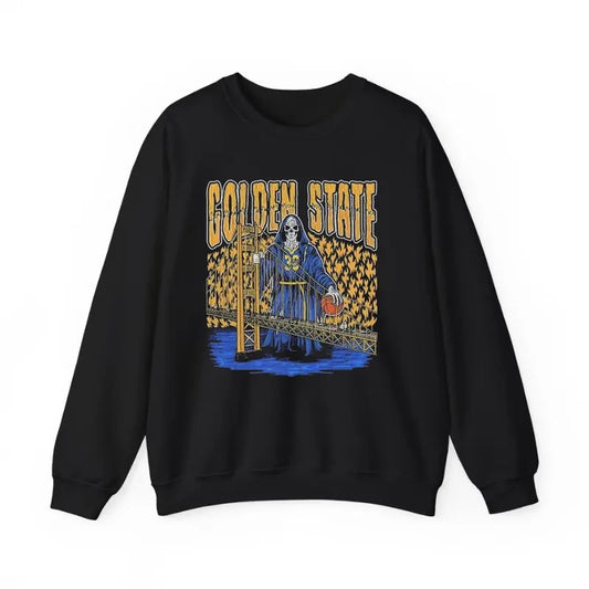 Vintage 90s Golden State Crewneck Sweatshirt for Basketball Fans