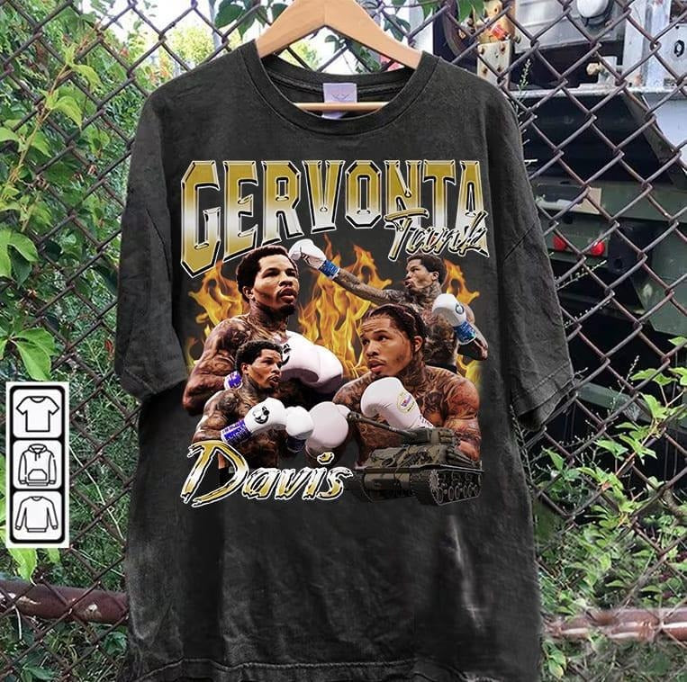Vintage 90s Graphic Style Gervonta Davis Tee - Gervonta Davis T-shirt - American Professional Boxer Tee For Man and Woman Unisex T-shirt