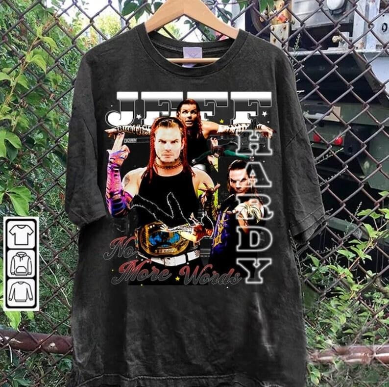 Vintage 90s Graphic Style Jeff Hardy T-shirt - Jeff Hardy Vintage T-shirt - American Professional Wrestler Tee For Man and Woman Unisex T-shirt