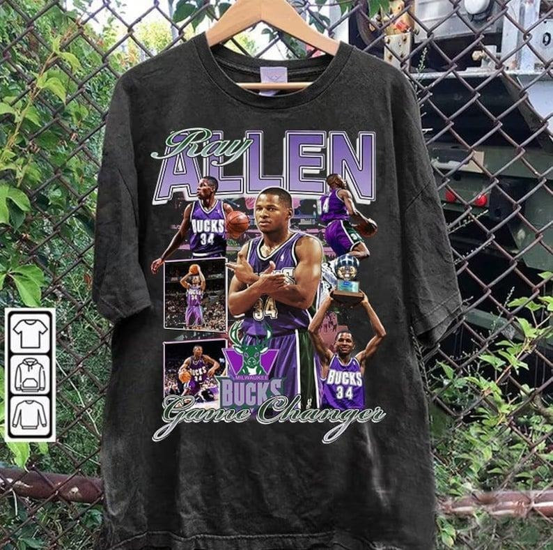 Vintage 90s Graphic Style Ray Allen T-shirt - Ray Allen Vintage T-shirt - Stephen Curry Vintage Tee For Man and Woman Unisex T-shirt, Gift For Fan