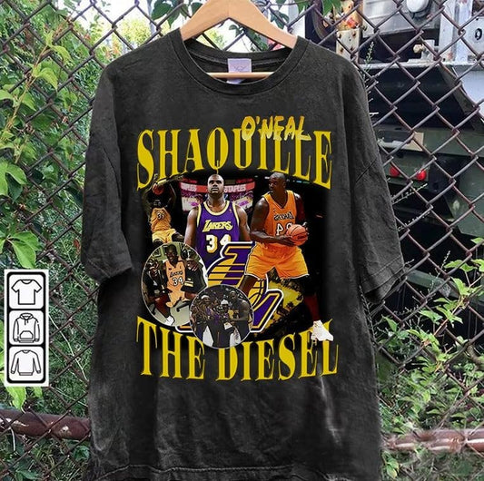 Vintage 90s Graphic Style Shaquille O'Neal T-shirt - The Diesel Basketball T-shirt - The Diesel Vintage Tee For Man and Woman Unisex T-shirt, Gift For Fan