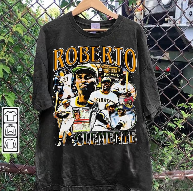 Vintage 90s Graphic StyleRoberto Clemente T-shirt - Roberto Clemente T-shirt - Retro American Baseball Tee For Man and Woman Unisex T-shirt, Gift For Fan