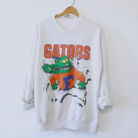 Vintage 90s University of Florida Gators Sweatshirt , Florida Gators Sweatshirt, Florida Gators Sweater, Christmast Gifts, Florida Fan Tee