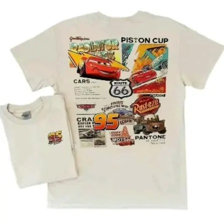 Vintage 95 Lightning Mcqueen t-shirt, vintage cars t-shirt, piston cup shirt, car land shirt, rusteze cars shirt,graphic shirt, vintage tee