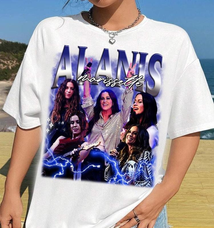 Vintage Aianis M0rissette T Shirt, The Triple Moon Tour 2024 Shirt, Aianis M0rissette Fans Shirt, Aianis Concert Outfit, Music Merch Gift, Unisex T-Shirt, Gifts For Men Women, Short Sleeve Tee Shirt