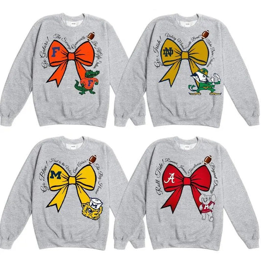 Vintage All Teams Football NCAA Sweatshirt, Ash Grey Sport Sweatshirt, Gifts For Football Fan, Ohio State Buckeyes, Georgia Bulldogs, Michigan Wolverines, Auburn Tigers, Notre Dame, Tennessee, Alabama, LSU Tigers, Nebraska Cornhuskers