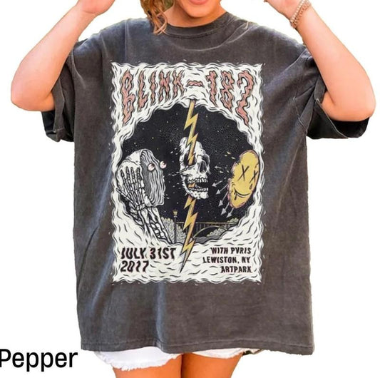 Vintage Blink Shirt, 182 T Shirt, Vintage 182,Band Tee,Rock Shirt,Vintage Style Shirt,Rock and Roll Shirt Top Womenswear Underwear Lady