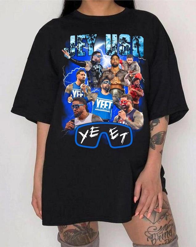 Vintage Bootleg YEET WWE Shirt