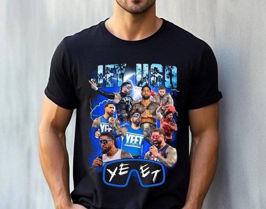 Vintage Bootleg YEET WWE Shirt_Shirt Gift For Woman and Man Unisex T-Shirt