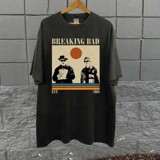 Vintage Breaking Bad Movie Graphic Tee - Walter White, Jeese Pinkman, Saul Goodman, Heisenberg - Funny Movie Shirt for Men - Menswear, Top Hoodie Tshirt
