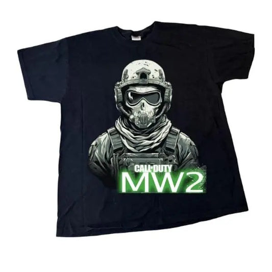 Vintage Call Of Duty MW2 Unisex Shirt Made Using 100% Us Cotton, Design & Printed In The USA Menswear Top