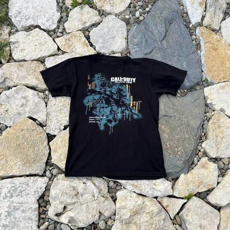 Vintage Call of Duty Black Ops 2010 tee Activision game COD Cotton Fit