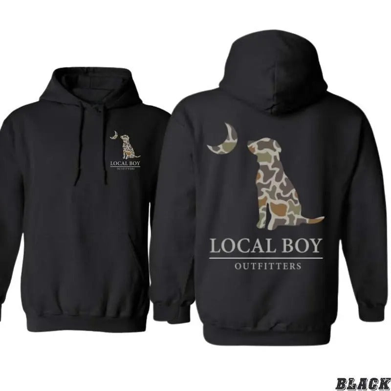 Vintage Camo Local Boy Hoodie, Hunting Camouflage Sweater, Shirt Full Sizes, Full Colors, Cotton Round Neck Tee Sweatshirt
