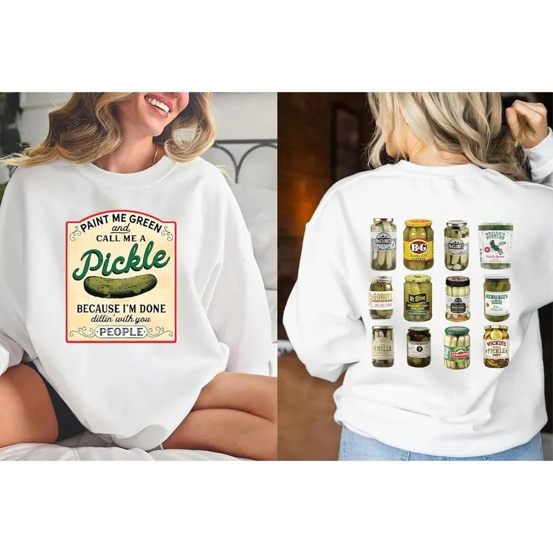 Vintage Canned Pickles sweatshirt T-Shirts, Hoodie | DripVista.com