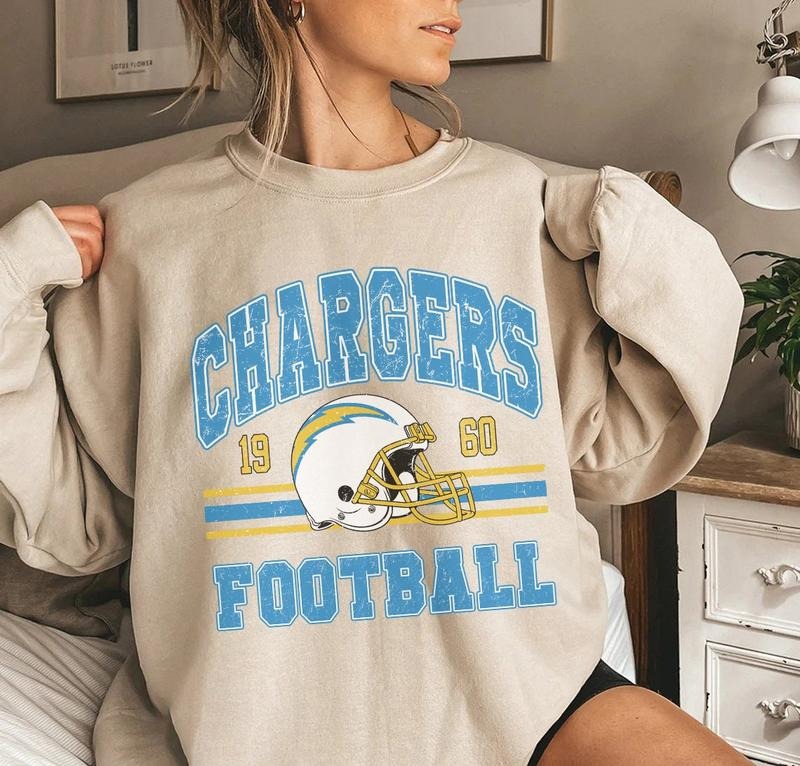 Vintage Chargers Football Sweatshirt, Los Angeles Football SweatShirt, San Diego Football Sweatshirt
