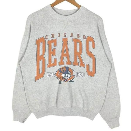 Vintage Chicago Sweatshirt Vintage Bears Football Sweatshirt