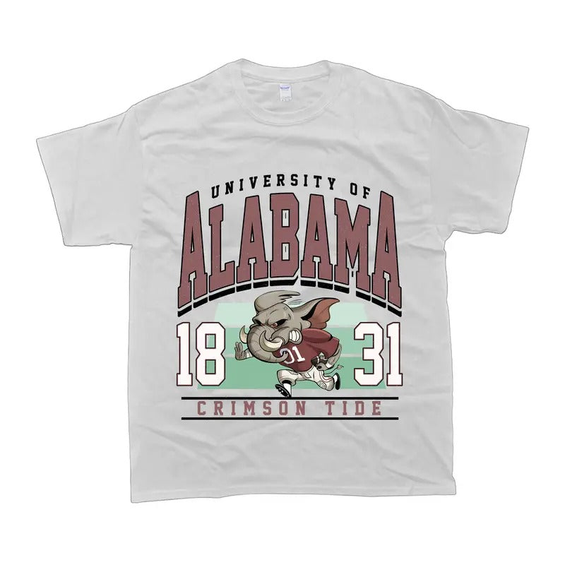 Vintage College NCAA White Gildan T-shirt Womenswear Unisex Cotton Hoodie, Sweatshirt | DripVista.com