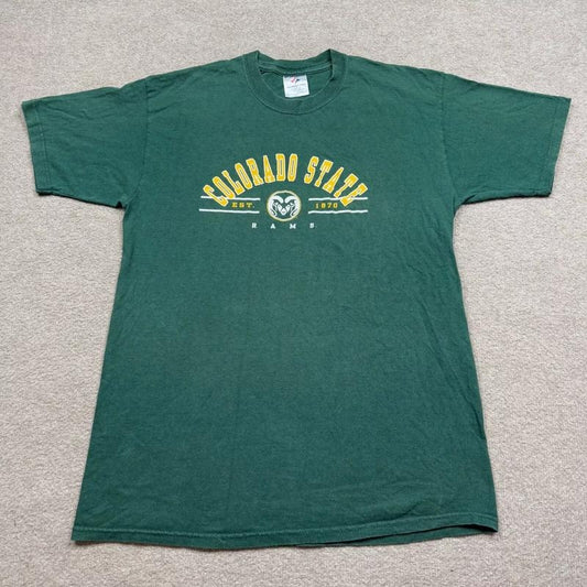 Vintage Colorado State Rams T Shirt Mens Green NCAA, Unisex T-shirt Sweatshirt Hoodie