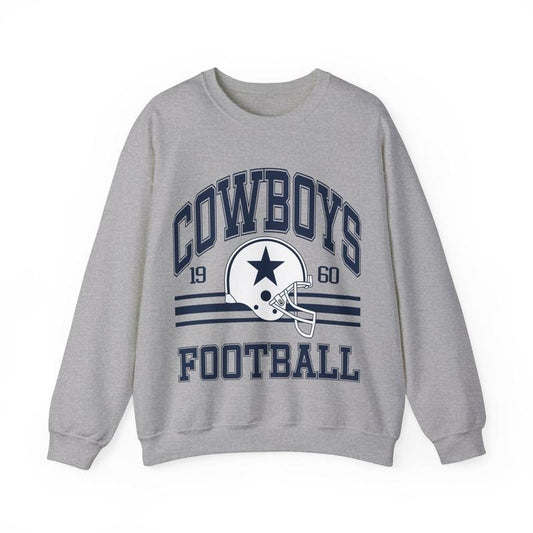 Vintage Cowboys Football Sweatshirt, Retro Style 90s Vintage Unisex Sweatshirt, Gift For Football Fan