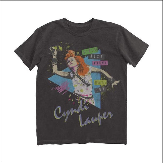 Vintage Cyndi Lauper T-Shirt, Girls Just Wanna Have Fun Shirt 80S Music