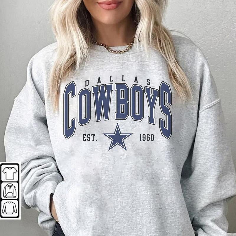 Vintage Dallas Cowboy Football Crewneck Sweatshirt