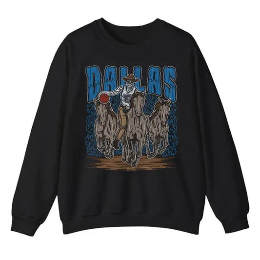 Vintage Dallas Sweatshirt Sweater Dallas 1980, Mavericks Sweatshirt