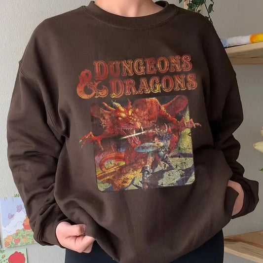 Vintage Dungeons and Dragons Inpsired Tee, Dungeons & Dragons 1974 Inspired Tee, DnD Shirt,  Dungeon Master Sweatshirt