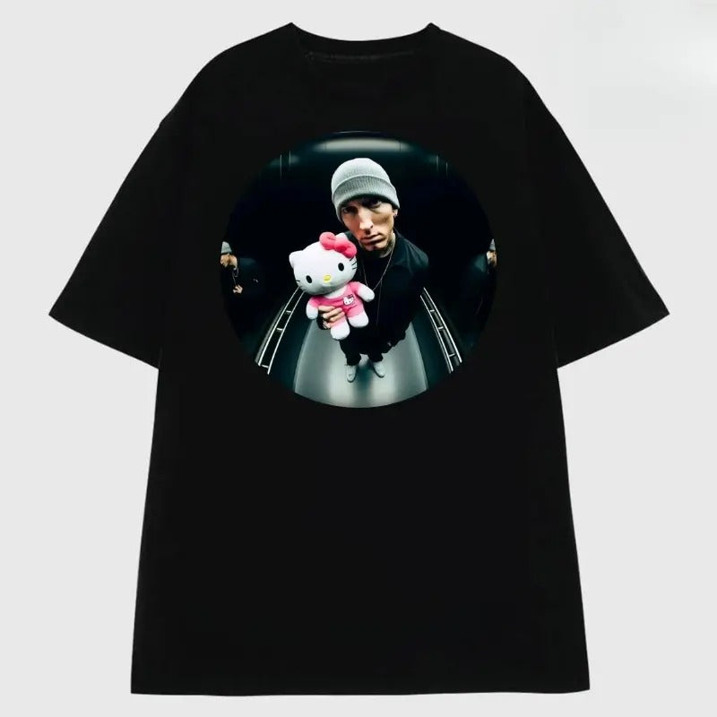 Vintage Eminem Graphic Tee, Real Slim Shady Rapgod Print Hoodie, Sweatshirt | DripVista.com