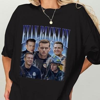 Vintage Evan Buckley Shirt | Evan Buckley Homage Shirt | 911 Movie Shirt