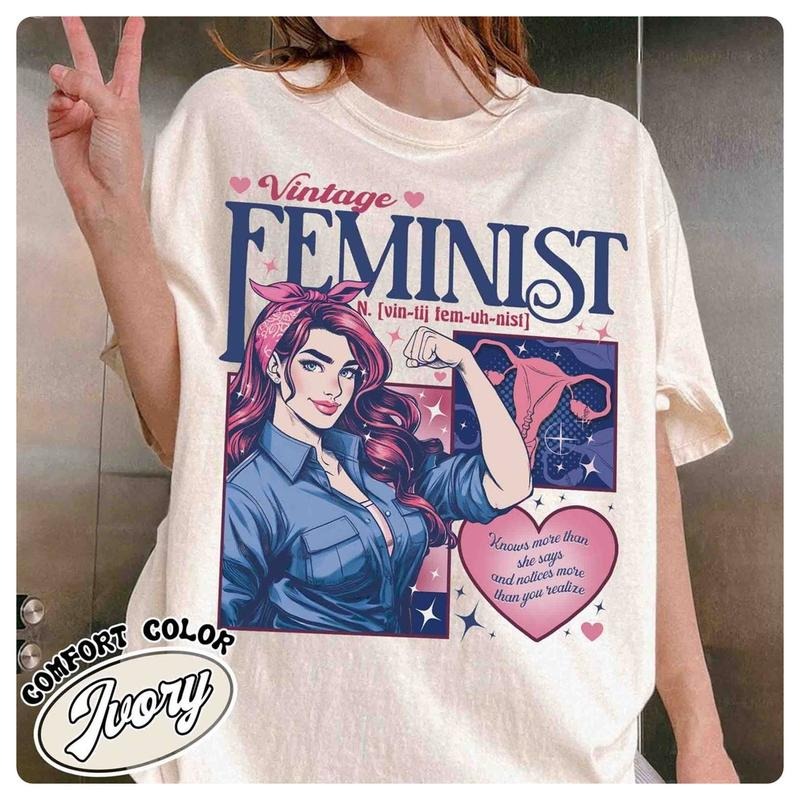 Vintage Feminist Shirt Empowered Women Shirt, Equality Shirt, Women Rights Shirt, Girl Power Shirt