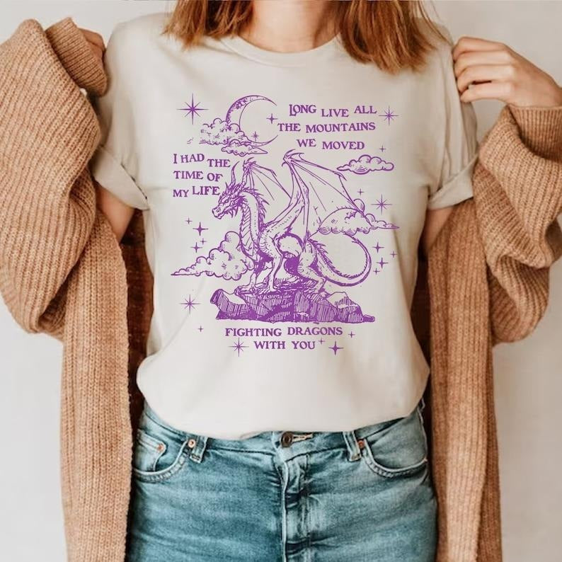 Vintage Fighting Dragons With You Shirt, Speak Now TV Inspired Sweatshirt, Long Live Sghirt, Speak Now Long Live Shirt