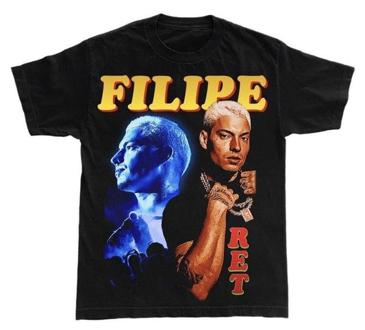 Vintage Filipe Pretty Rare Graphic Bootleg T-Shirt